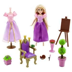  Disney Tangled Rapunzel Mini Doll Play Set: Toys & Games