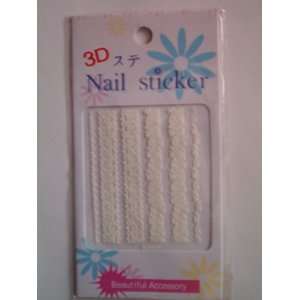  Proart 3D Nail Sticker, White 