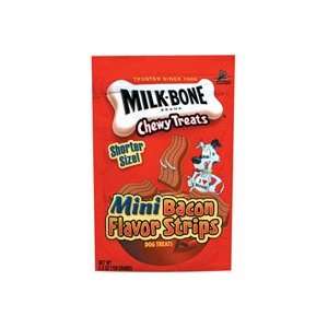  Milkbone Chewy Treat Mini Bacon Flavor Strips 10 5.6 oz 