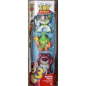   Pack Mini Figures 2 Inches Tall Lotso, Buzz & Twitch: Toys & Games