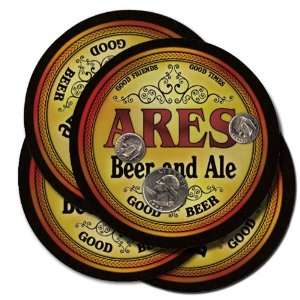 Ares Beer and Ale Coaster Set: Kitchen & Dining