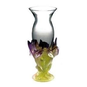  Daum Iris Vase: Home & Kitchen
