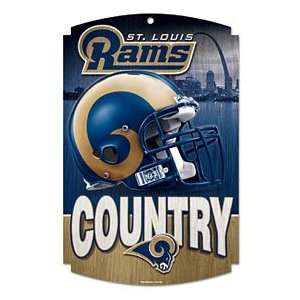  St. Louis Rams Official Logo Classic Wood Sign: Sports 