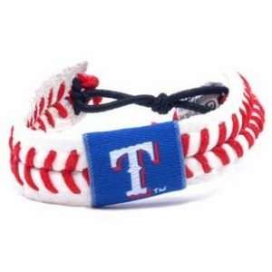  Texas Rangers Classic Baseball Bracelet: Sports & Outdoors