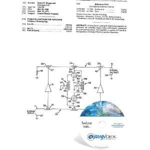   : NEW Patent CD for PUSH PULL DISTRIBUTED AMPLIFIER: Everything Else