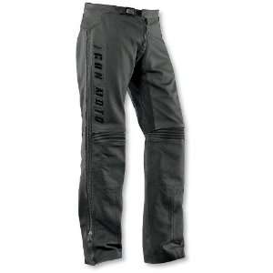   Leather Pants, Black, Size: 34, Gender: Mens, XF2811 0175: Automotive
