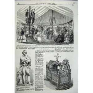  Edmund Burke Queen Elizabeths Cradle 1858 Fancy Bazaar 