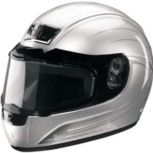  Z1R Phantom Warrior Snow Helmet Silver Small S 0121 0277: Automotive