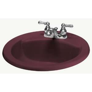American Standard 0427.444.210 Cadet Round Countertop Sink with 4 Inch 