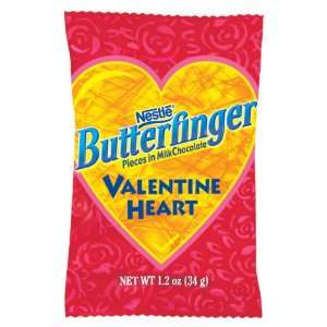 Nestle Butterfinger Valentines Heart, 1.2 Ounce Packages (Pack of 24 
