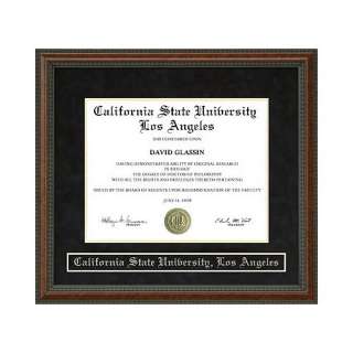    California State University, Los Angeles (CSULA) Diploma Frame