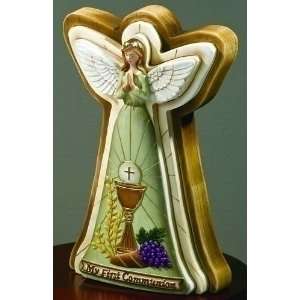   Woodworks My First Communion Layered Angel Figures: Home & Kitchen