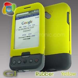  HTC Google G1 Premium 2Tone Rubber Yellow/Black Cover 