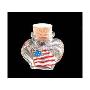   Painted   Small Heart Shaped Bottle   2 oz.: Health & Personal Care