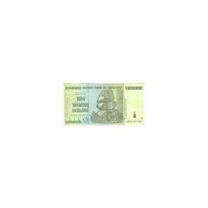  2008 Zimbabwe 10 trillion dollar inflation note Toys 