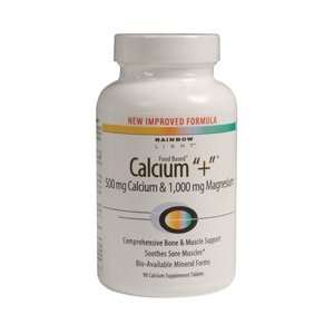  Rainbow Light Food Based Calcium + 90 Tablets: Health 