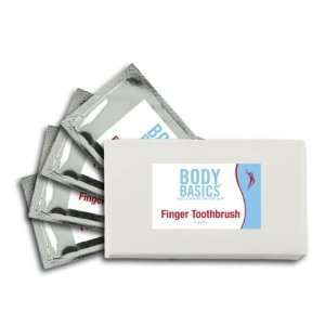  Body Basics Finger Toothbrush 4 Pack Case Pack 24   787307 