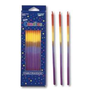  Multi Color 8 inch Party Candles: Health & Personal Care