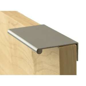 Berenson 1057 4BPN P Brushed Nickel Bravo Bravo Finger Cabinet Pull 