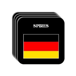  Germany   SPIRES Set of 4 Mini Mousepad Coasters 