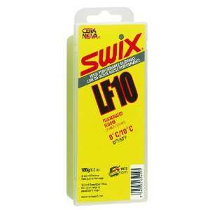  Swix LF10 Yellow Low Fluoro Wax (180g Bar) Sports 