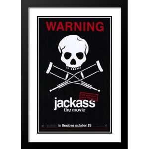Jackass: The Movie 20x26 Framed and Double Matted Movie Poster   Style 