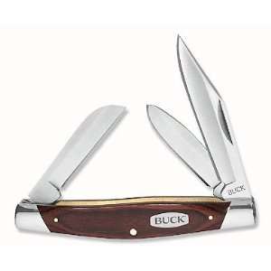  New   Buck Knives 5718 Stockman, Wood grain   371BRS 