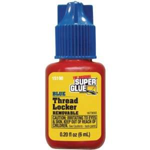  Super Glue Co #15190 .20OZ Blue Thread Locker: Home 