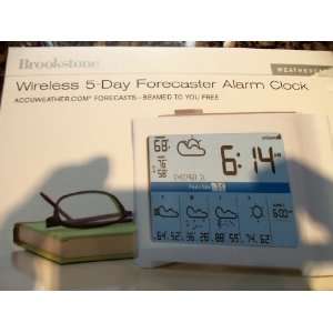  Brookstone WeatherCast Wireless 5 Day Forecaster Alarm 