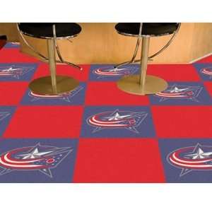 Columbus Blue Jackets Team Carpet Tiles:  Sports & Outdoors
