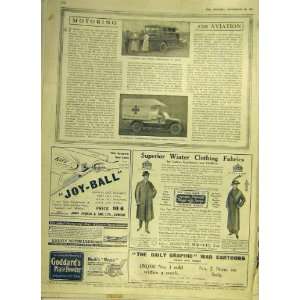  Motor Car Napier Ambulance Sunbeam Advert Print 1914: Home 