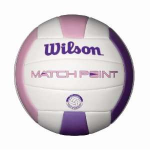 Wilson Matchpoint Volleyball (Purple/Pink):  Sports 