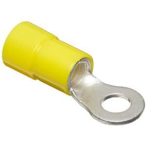 Morris Products 11410 Ring Terminal, Nylon Insulated, Yellow, 4 Wire 