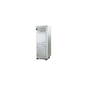   115   1 Section Pass Thru Refrigerator w/ Half Doors, Hinge Left, 115