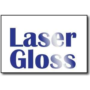  Laser Gloss 4 1/4 x 6 Single Flat Cards   200 Cards 