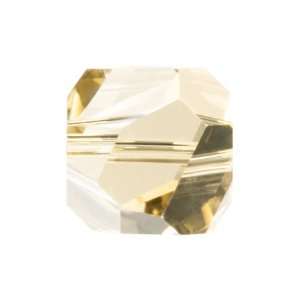  5603 10mm Graphic Cube Crystal Golden Shadow: Arts, Crafts 