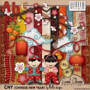  Digital Scrapbooking Kit Chinese New Year by Lliella 