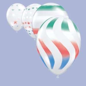    Qualatex Round Balloons 16 Spray On Diamond Clear Toys & Games