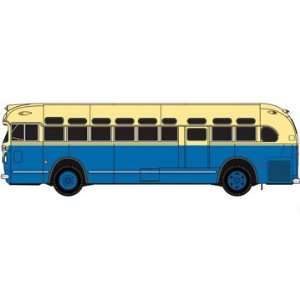 N GMC TDH 3610 Bus, Blue w/Cream Roof (2) Toys & Games