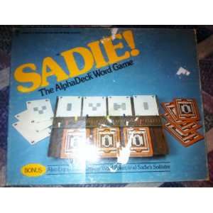  Sadie! The AlphaDeck Word Game: Toys & Games