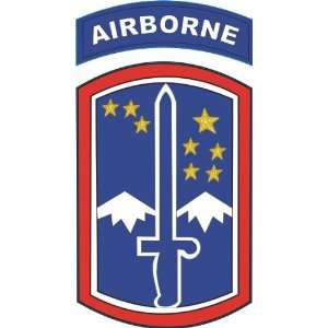 United States Army 172nd Infantry Brigade Airborne Tab Decal Sticker 3 