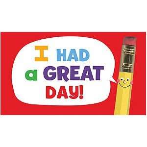  18103 Classroom Stickers   I Had a Great Day!: Toys 