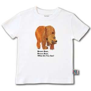  Brown Bear/ 6T shirt / Organic Cotton Baby