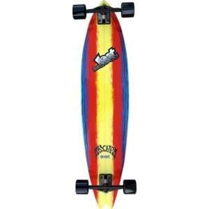  Lost Minigun Swallow Stripe Complete Longboard Skateboard 