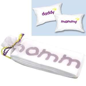  Soulmate Pillowcases   Mommy & Daddy