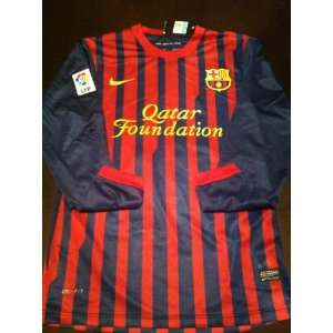  Barcelona Home L. Messi #10 Adult Long Sleeve L/S Shirt 