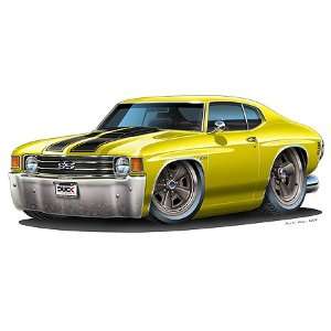  1972 Chevy Chevelle SS Chevrolet Car Wall Graphic Decal 