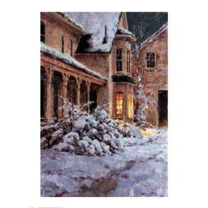   First Snow Finest LAMINATED Print Mitch Billis 26x36: Home & Kitchen