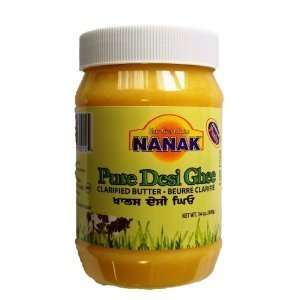 Pure Desi Ghee NANAK Natural No MSG 14 fl Oz  Grocery 