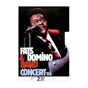  FATS DOMINO Berlin Germany 2nd May 1988 Music Poster